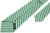 Kiton Tie Silk Green Stripe 01TI1174
