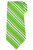 Kiton Tie Silk Green Stripe
