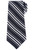 Kiton Tie Silk Black Stripe