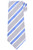 Kiton Tie Silk Blue Stripe