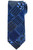 Stefano Ricci Patchwork Pleated Tie Blue