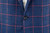 Kiton Sport Coat Jacket Size 40 Blue Check 01SC0284