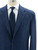 Kiton Suit Size 48 Blue Herringbone 01SU0256
