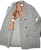 Brunello Cucinelli Oversized Peacoat Size 40 Gray Herringbone 02OT0195