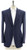 Zilli Sport Coat Blue Check Cashmere Silk