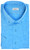 Zilli Dress Shirt Short Sleeve Linen Blue