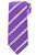 Luigi Borrelli Royal Collection Tie Silk Purple Stripe