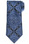 Stefano Ricci Silk Tie Blue Black Silver Paisley Print