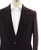 Isaia Portofino Coat Size 38 Burgundy 06OT0185