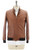 Isaia Napoli Bomber Jacket Leather Brown