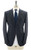 Isaia Napoli Suit 'Gregory' Wool Micro Disengno Blue Gray Neat