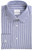 Brioni Shirt Ventiquattro Brunico Navy Blue Stripe