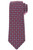 Kiton Napoli Tie Silk Plum Purple Blue Geometric