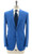Kiton Suit LASA Wool 14 Micron Super 180's Blue Solid