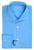 Kiton Dress Shirt Cotton Aqua Blue Stripe