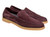 Fedeli Shoes Loafers Sailor Suede Leather Purple