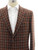Isaia Sport Coat Jacket "Capri" Classic Fit Size 40 Brown Check 06SC0330