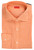 Isaia Italia Sport Shirt Linen Cotton Orange White Check