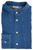 Kiton Shirt LIFE Cotton Stretch Blue Denim Look