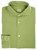 Fedeli Polo Neck Shirt 'John' Long Sleeve Cotton Piquet Green