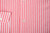 Fedeli Shirt 'Steve' Pique Size Small Pink Stripe 16PL0244