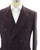 Isaia Purple Wool Cashmere Double Breasted Sport Coat