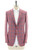 Isaia Sport Coat Jacket Blazer "Gregorio" Wool Red Blue Windowpane