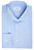 Brioni Dress Shirt Superfine Cotton End on End Blue Solid