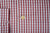 kiton Shirt Size 15 1/2 Burgundy Check 01SH0946