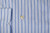 kiton Shirt Size 15 3/4 Blue Stripe 01SH0957