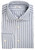 Kiton Collection Shirt Cotton Blue White Stripe
