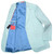 Isaia Sport Coat Jacket Size 40 Light Blue 06SC0391