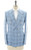 Isaia Sport Coat Jacket Blazer "Capri"  Cashmere Silk Blue Gray Check