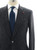 Isaia Suit "Gregorio" Size 38 Gray Stripe 06SU0323