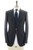 Isaia Napoli Suit "Gregorio" Wool Cashmere Dark Gray Stripe