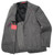 Isaia Suit "Capri" Size 40 Gray Tweed 06SU0330