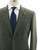 Isaia Suit "Capri" Size 40 Green Check 06SU0331