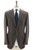 Isaia Napoli "Marechiaro" Suit Brown Check
