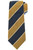 Kiton Collection Luxury Tie Silk Gold Yellow Blue Stripe