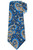 Kiton Collection Luxury Tie Silk Blue Brown Paisley