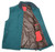 Isaia Vest Size 40 Teal Green 06OT0206