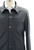 Isaia Overshirt Jacket Size 40 Black 06OT0208