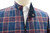 Isaia Jacket Size 40 Blue Plaid 06OT0210