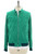 Isaia Napoli Jacket Leather Lamb Suede Green