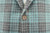 Isaia Sport Coat Jacket "Capri" Size 42 Green Check 06SC0474
