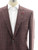Isaia Sport Coat Jacket "Gregory" Size 40 Purple Check 06SC0483