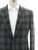 Isaia Sport Coat Jacket "Capri" Size 40 Green Plaid 06SC0488