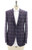 Isaia Sport Coat Jacket Blazer Sanita Alpaca Purple Brown Windowpane