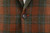 Isaia Sport Coat Jacket "Gregory" Size 38 Rust Brown Plaid 06SC0500