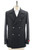 Isaia Napoli Peacoat Jacket Wool Cashmere Dark Gray